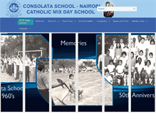 Tablet Screenshot of consolataschool.org